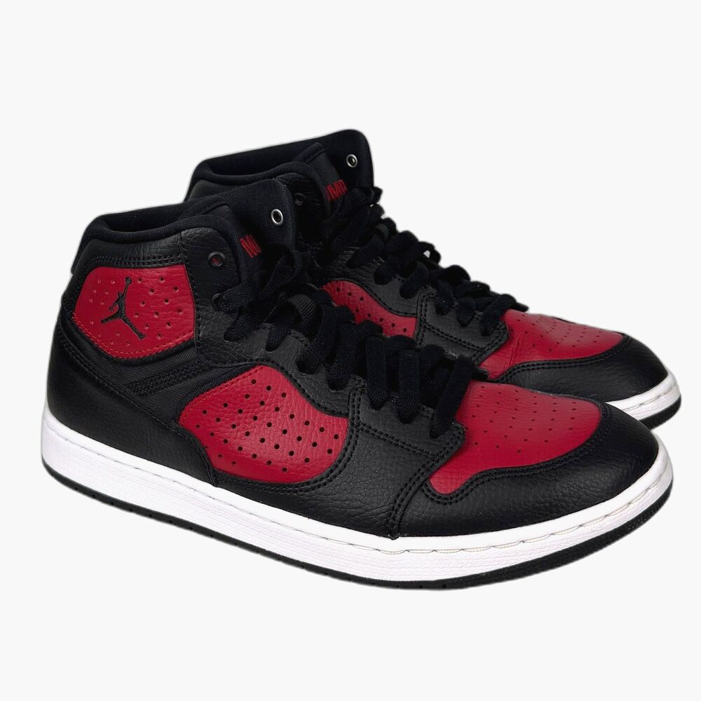 Nike Air Jordan Access Bred Black Red White AR3762-006 Men’s 9 Mid Top Sneakers